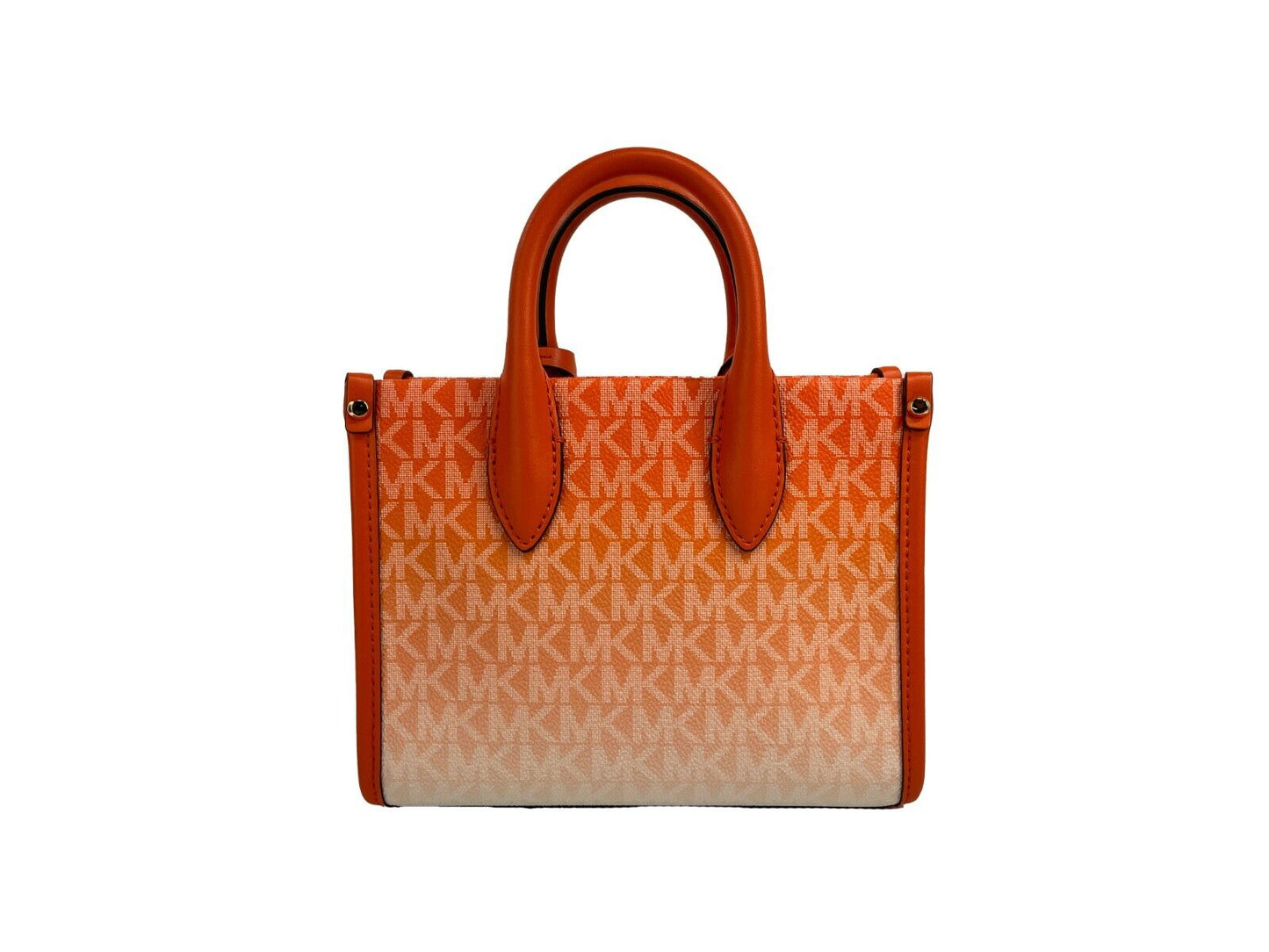 Mirella XS leren shopper tas met rits aan de bovenkant