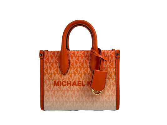 Mirella XS leren shopper tas met rits aan de bovenkant