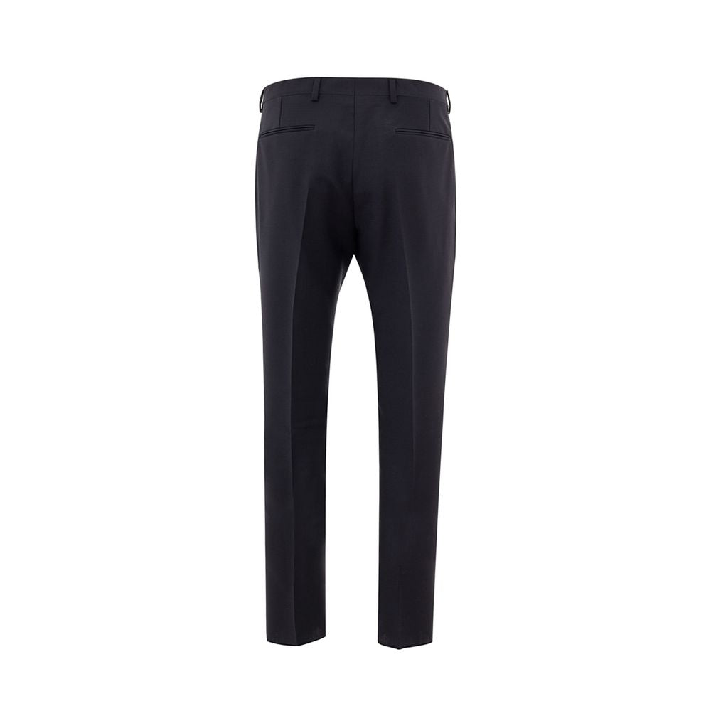 Blauwe wollen jeans en broek