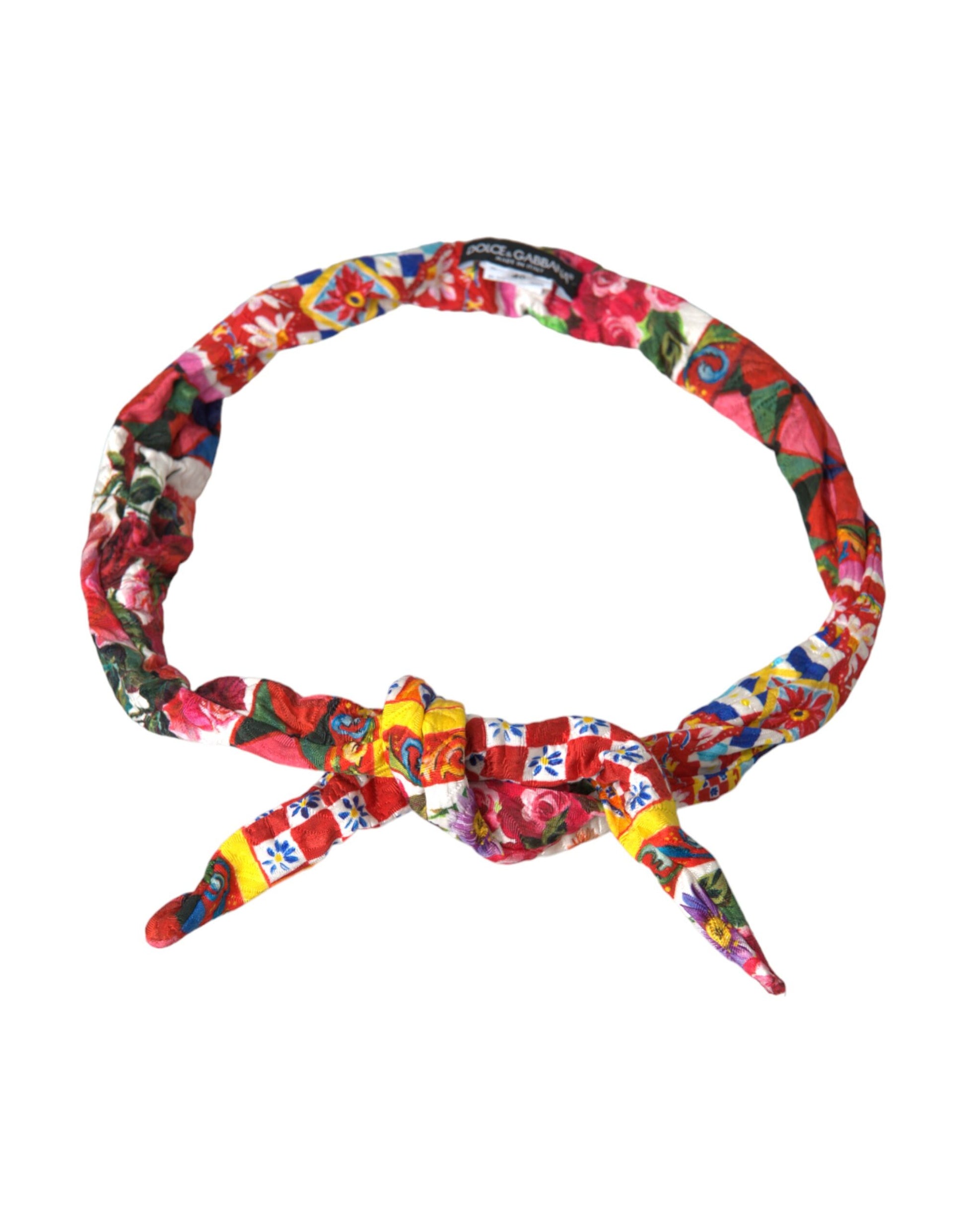 Multicolor Carretto Print Taille Riem