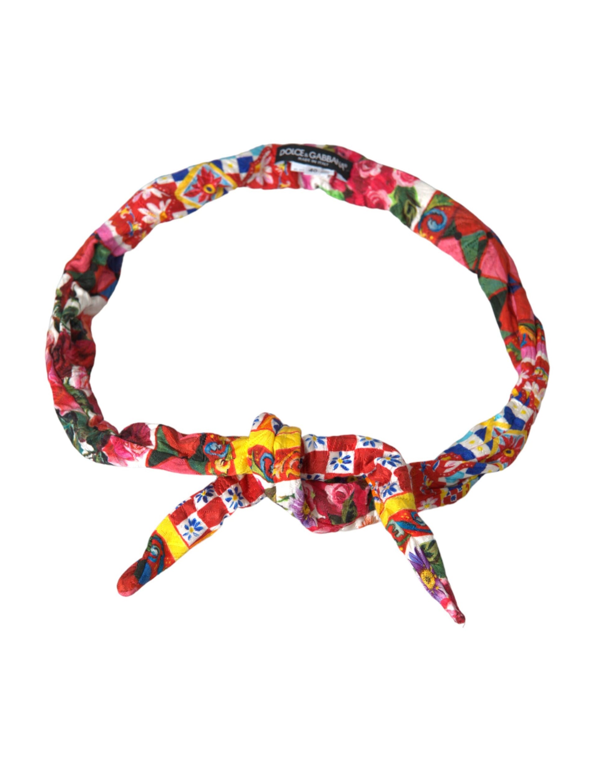 Multicolor Carretto Print Taille Riem