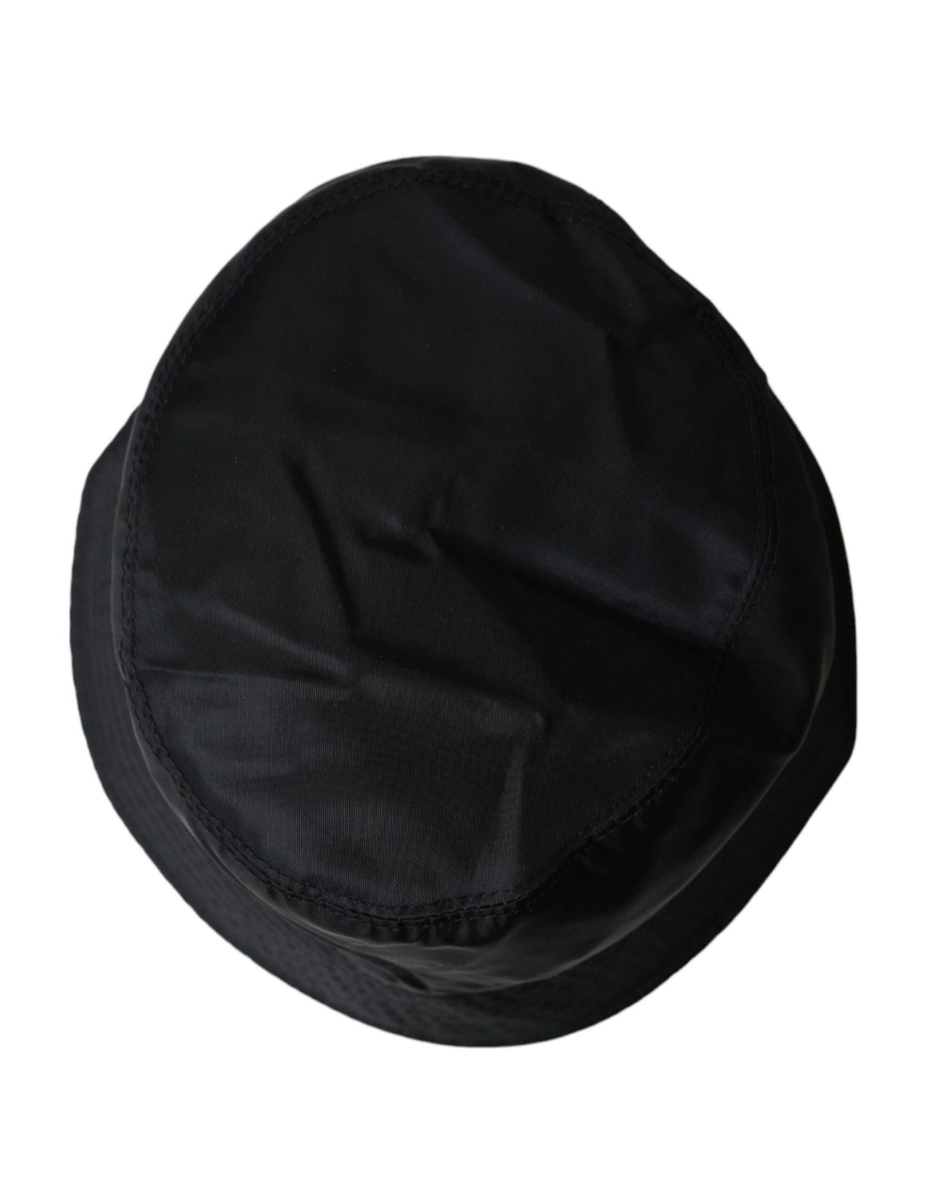 Black Wide Brim Cap Bucket Hat Men