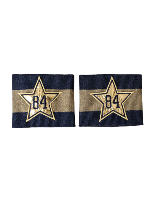 Black Gold Logo Star 84 Viscose Wristband