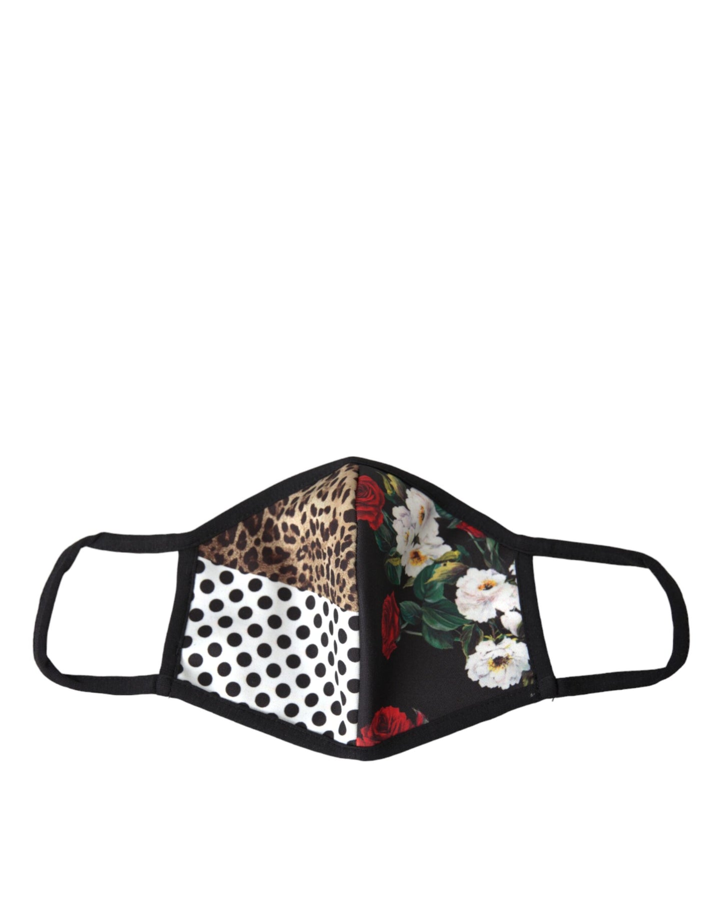 Multicolor Luipaard Bloemen Elastisch Oorband Gezichtsmasker