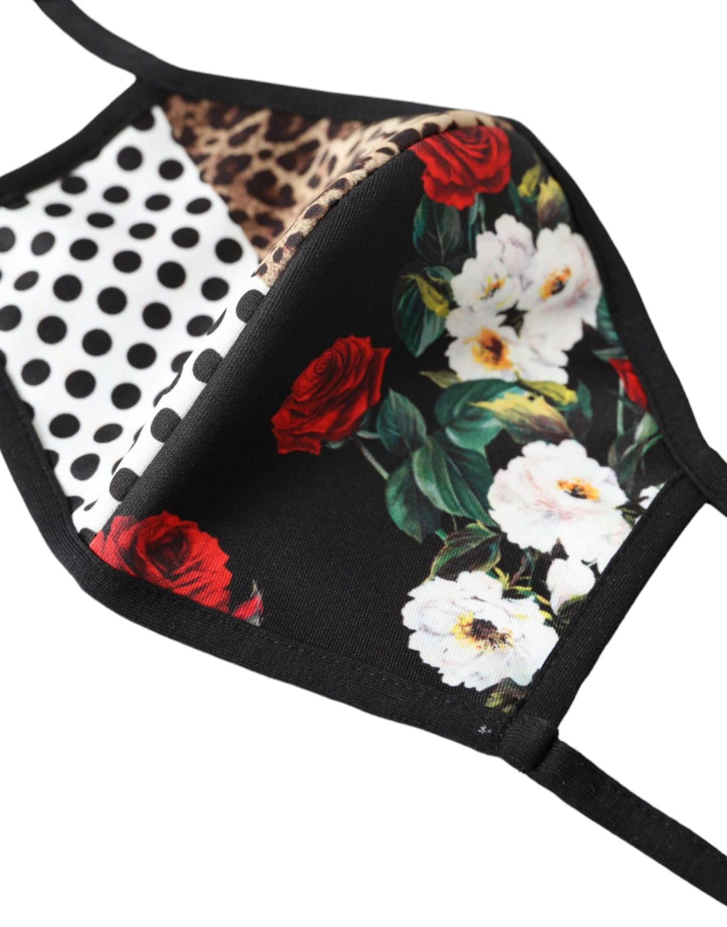 Multicolor Luipaard Bloemen Elastisch Oorband Gezichtsmasker