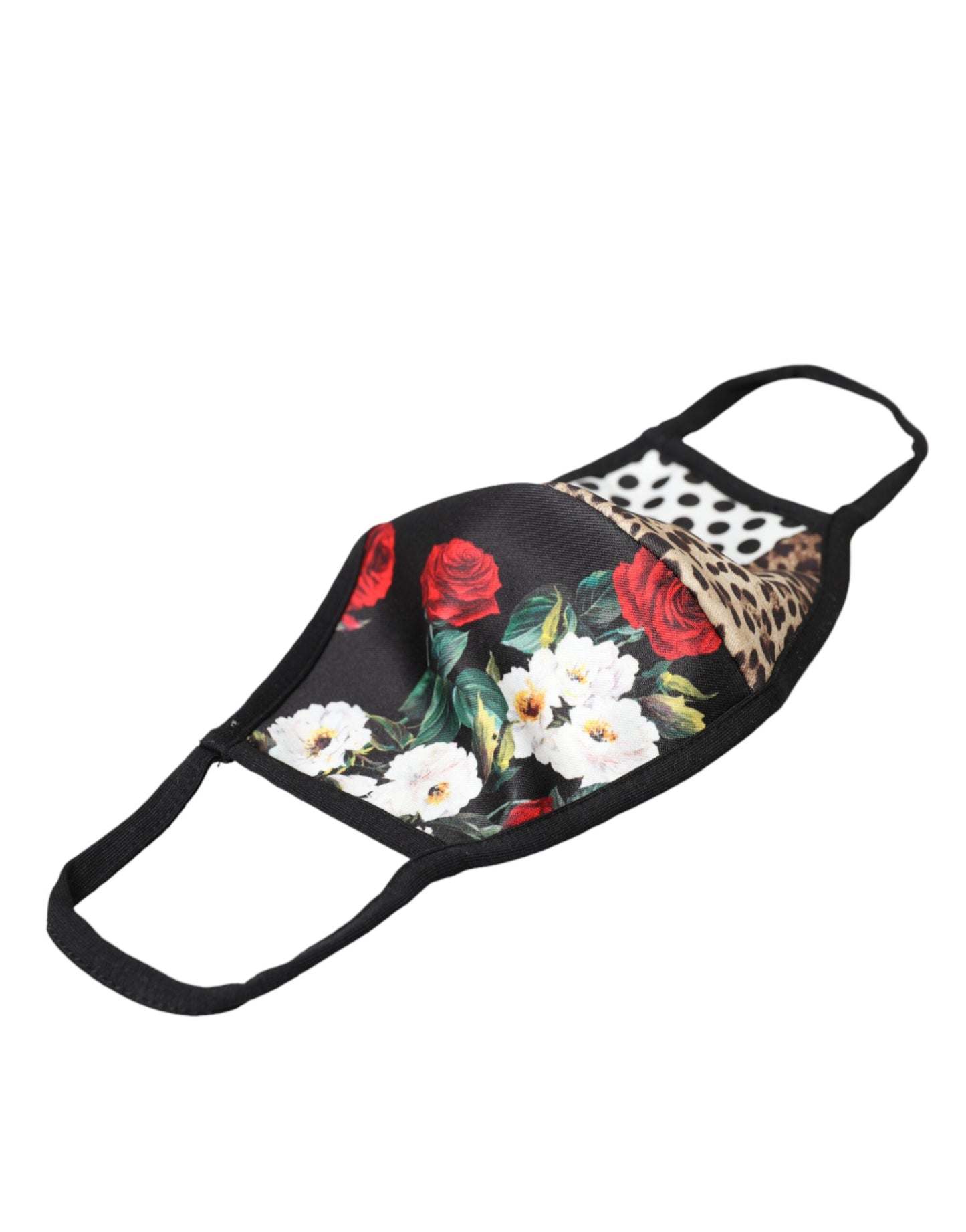 Multicolor Luipaard Bloemen Elastisch Oorband Gezichtsmasker