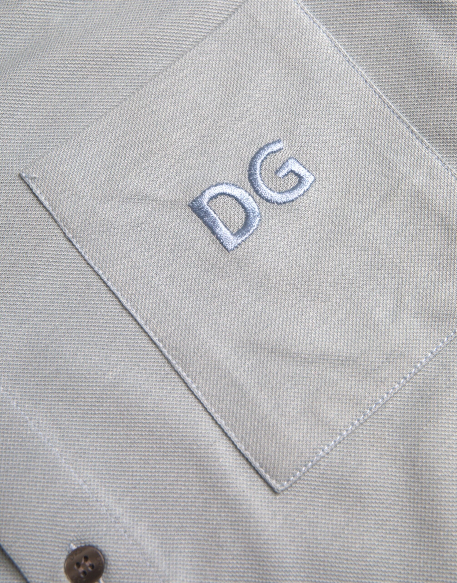 Lichtblauw logo katoenen poloshirt met kraag