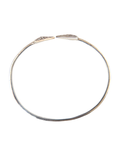 Arrow Crystal 925 Zilveren Bangle Armband Dames