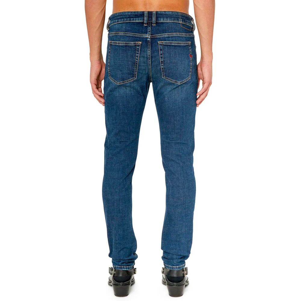 Blauwe katoenen jeans en broek