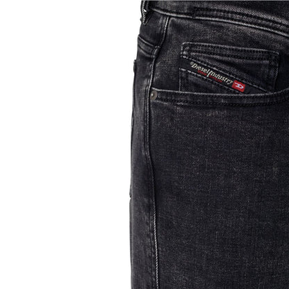 Zwarte katoenen jeans en broek