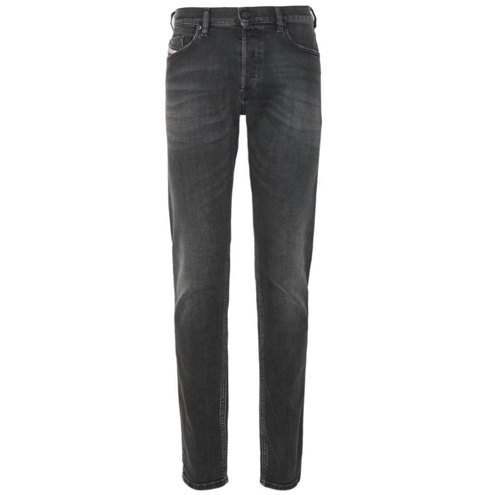 Zwarte katoenen jeans en broek