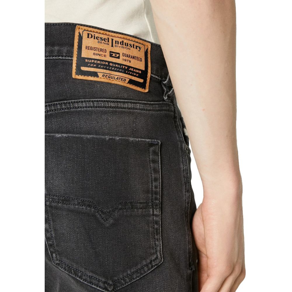 Zwarte katoenen jeans en broek