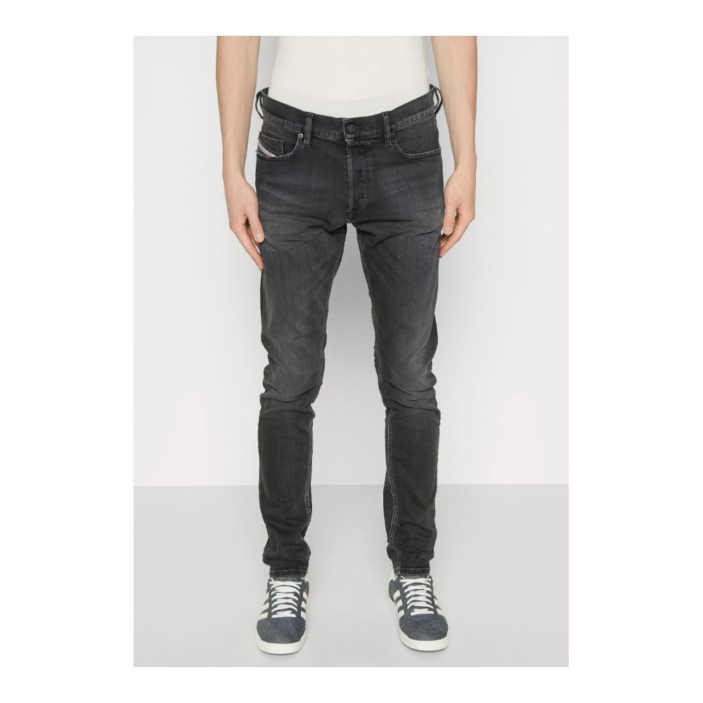 Zwarte katoenen jeans en broek