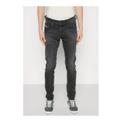 Zwarte katoenen jeans en broek