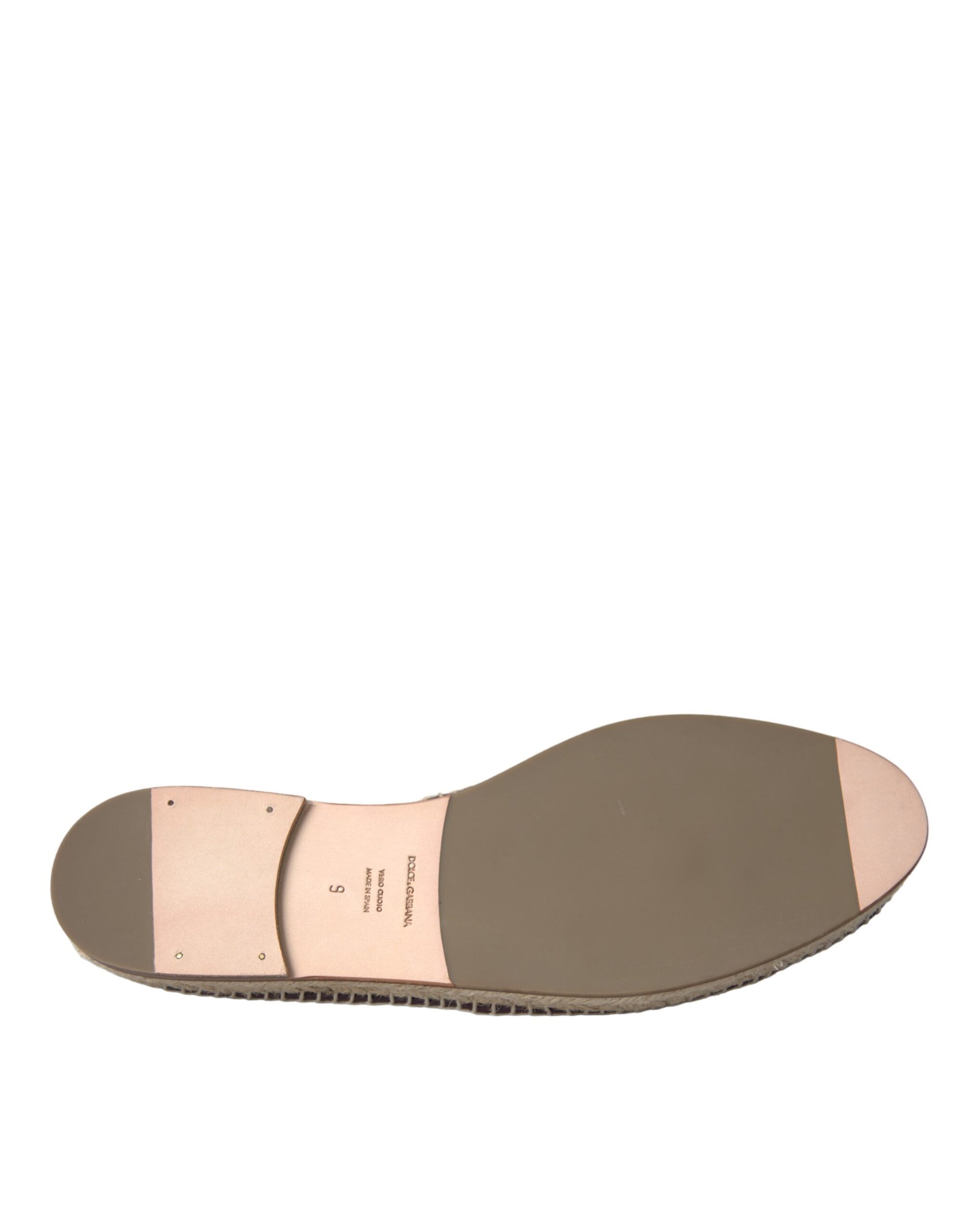 Bruine Buffalo leren espadrille flats schoenen