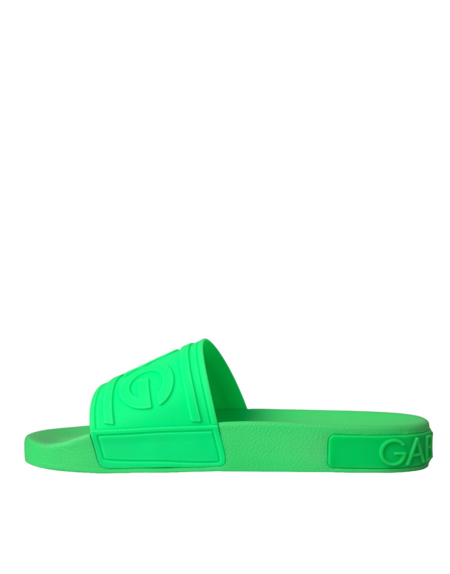 Groene leren slippers sandalen strandkleding schoenen