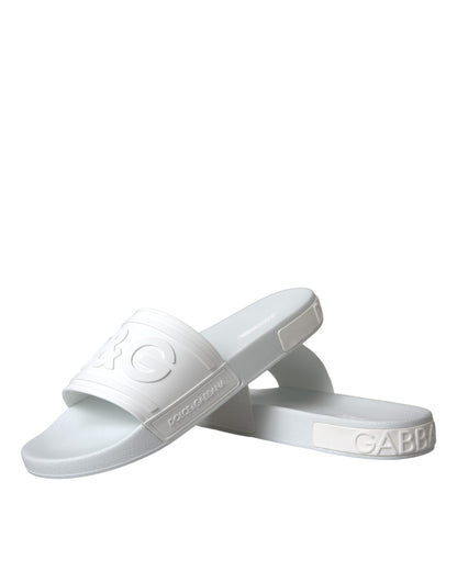 Witte rubberen slippers sandalen strandkleding schoenen