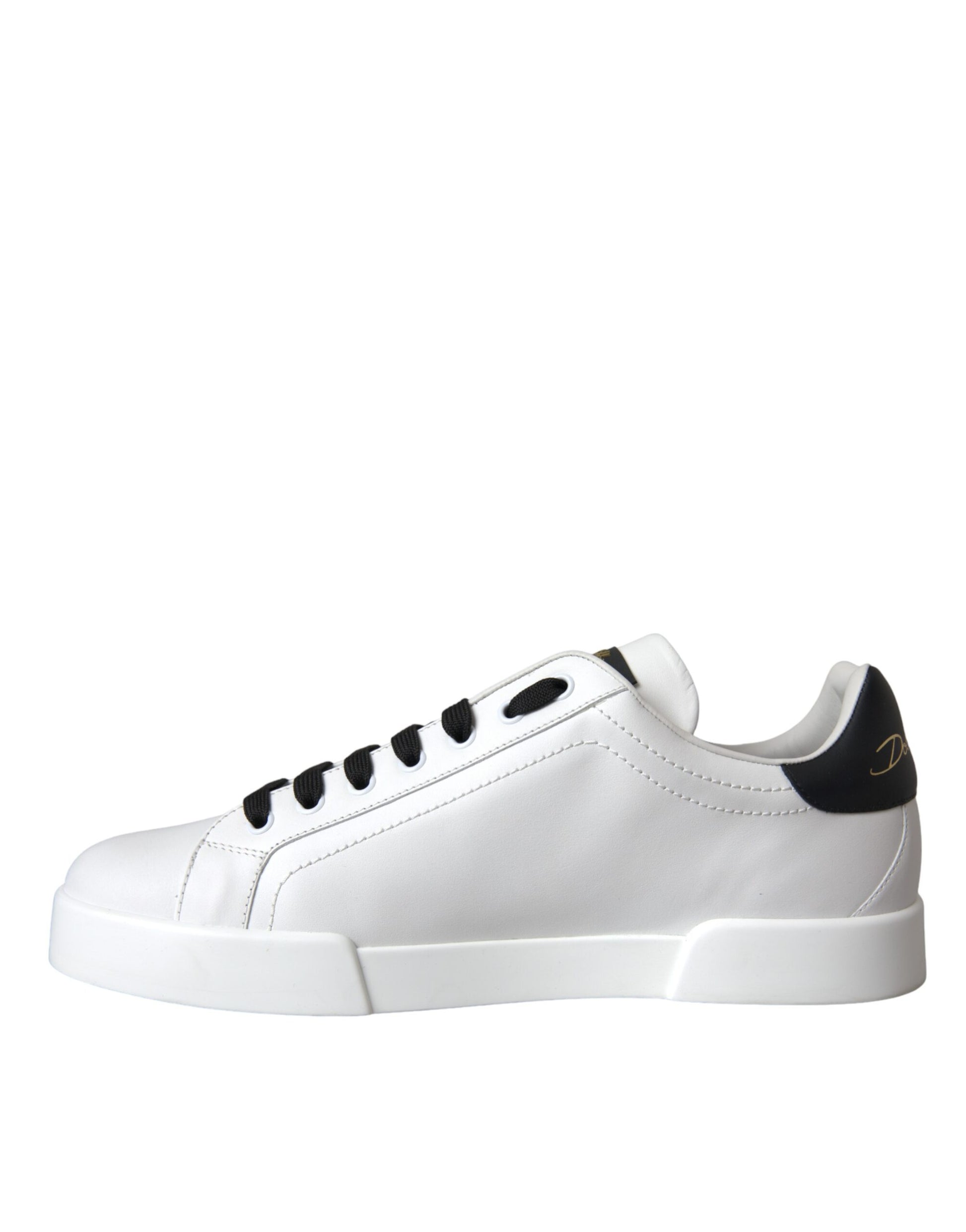 Witte leren DG Logo Casual Low Top Sneakers Schoenen