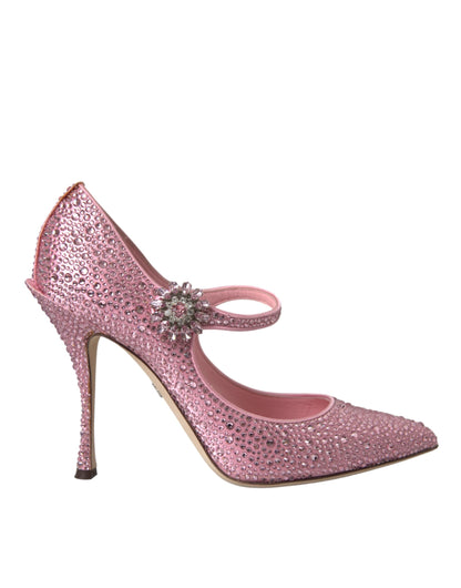 Roze Strass Kristal Hakken Pumps Schoenen