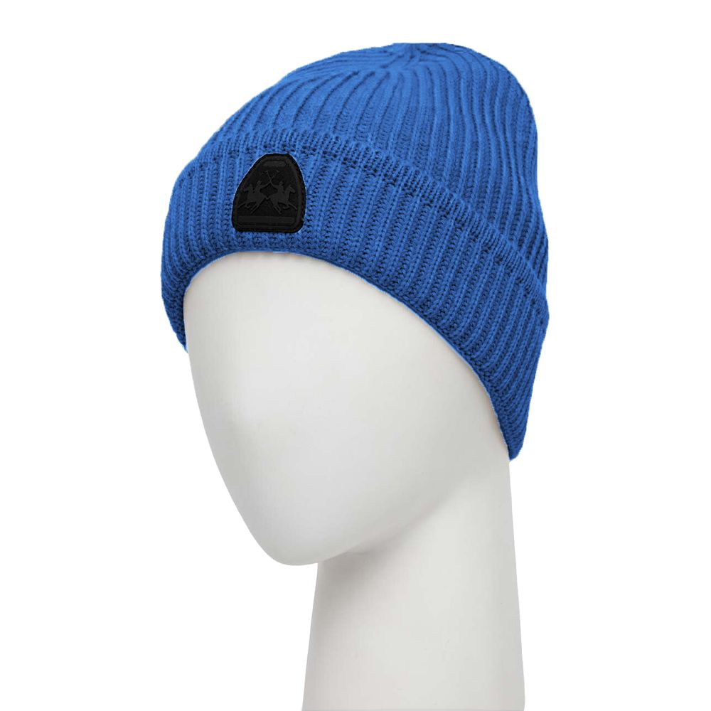 Light Blue Acrylic Men Beanie