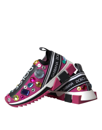 Roze Sorrento Crystals Sneakers Schoenen