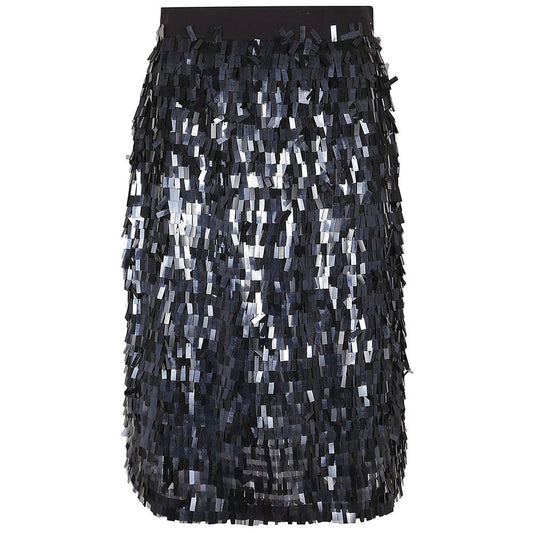 Zwarte polyester rok