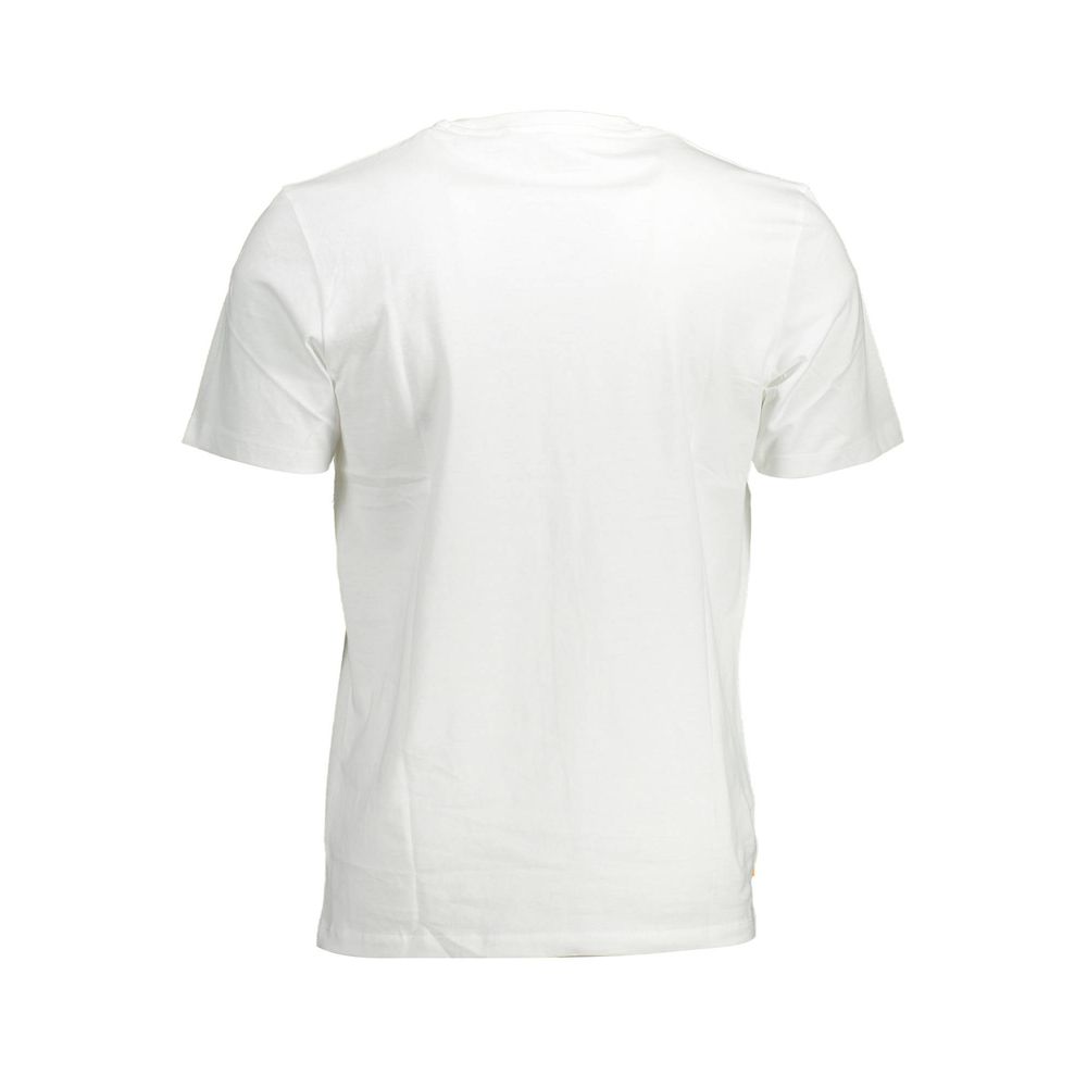 Wit katoenen heren T-shirt