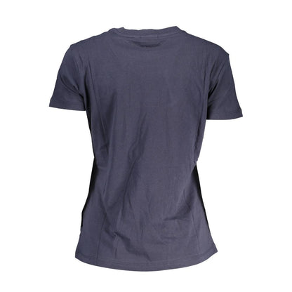 "Blauw katoenen dames T-shirt"