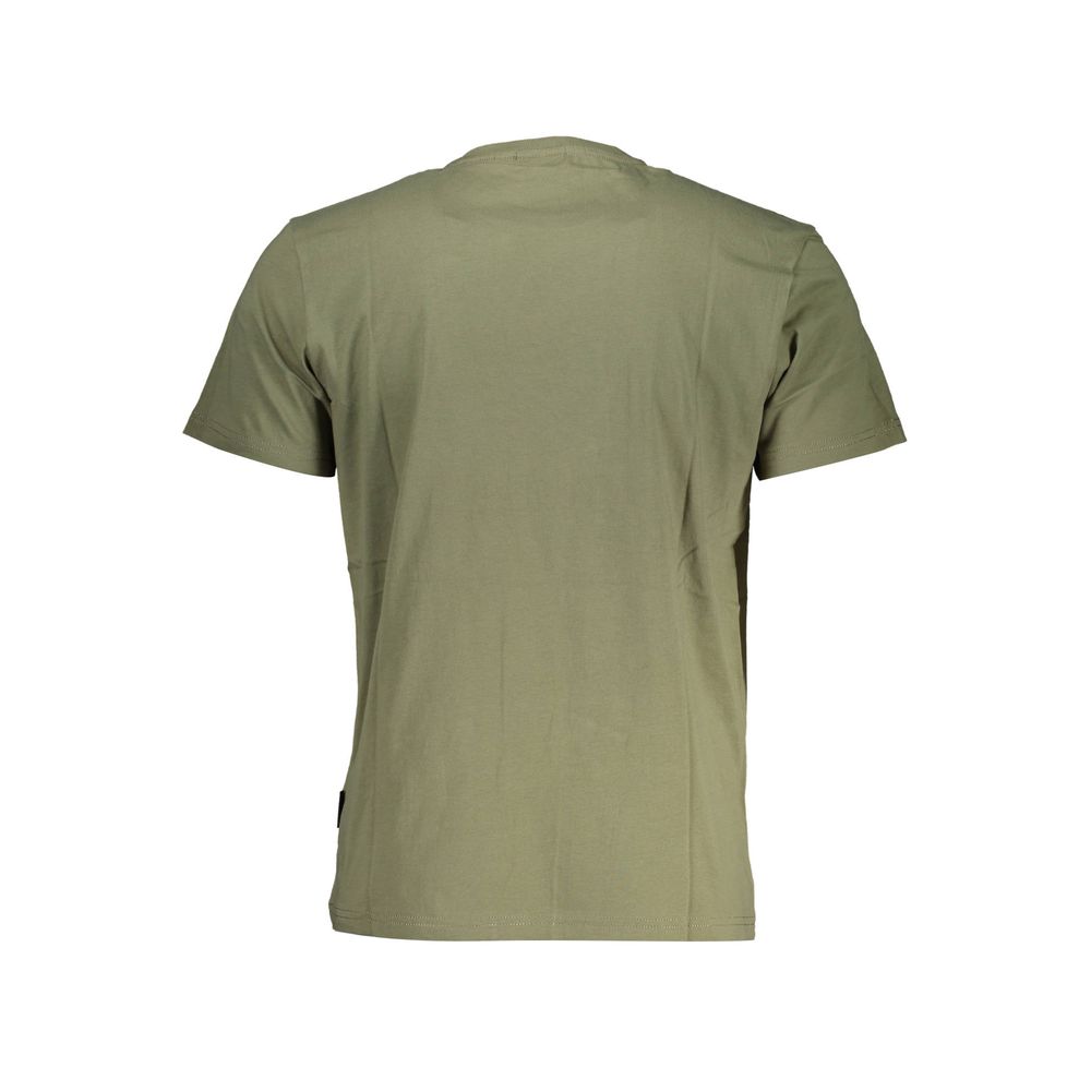 Groen katoenen heren T-shirt