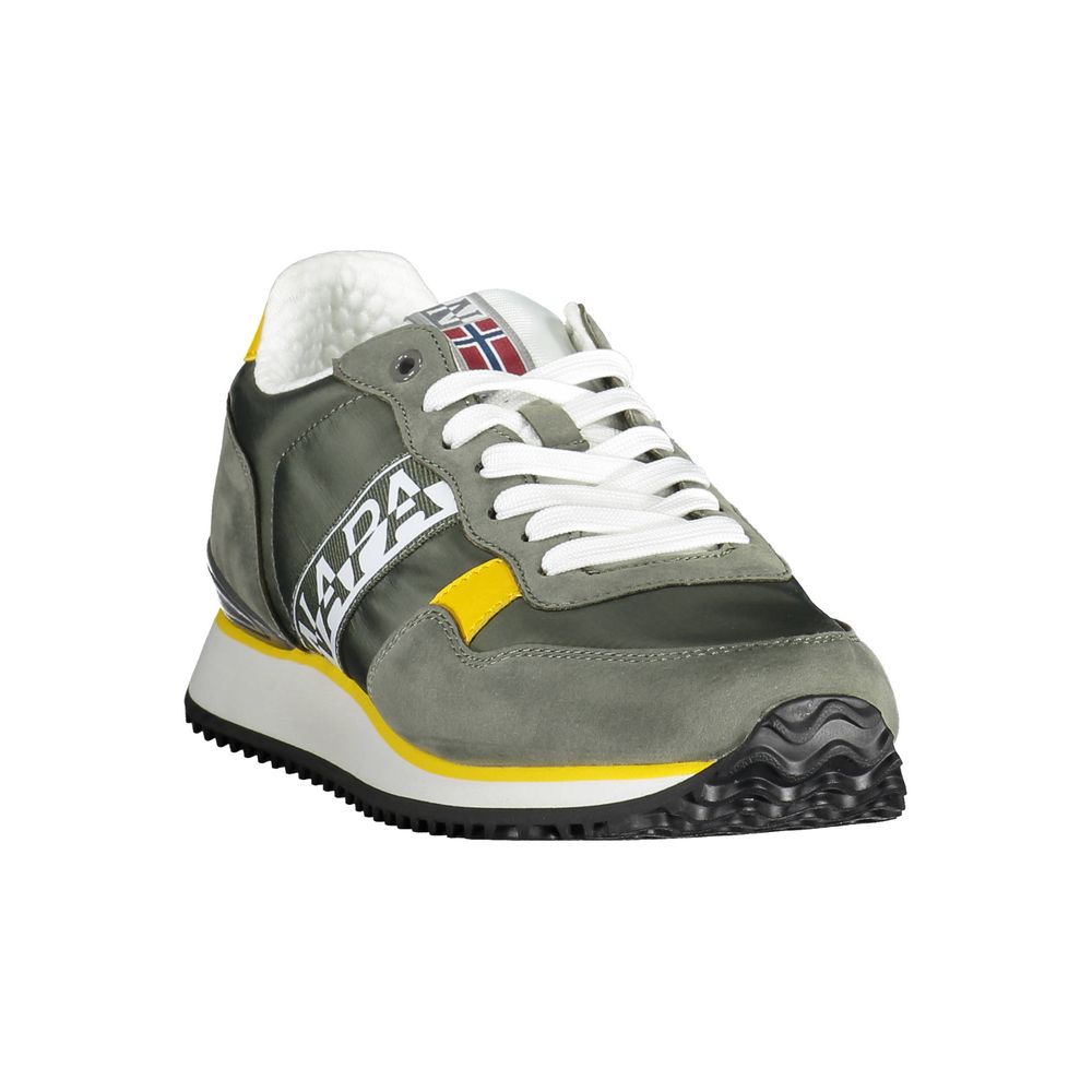 Groene Polyester Heren Sneaker