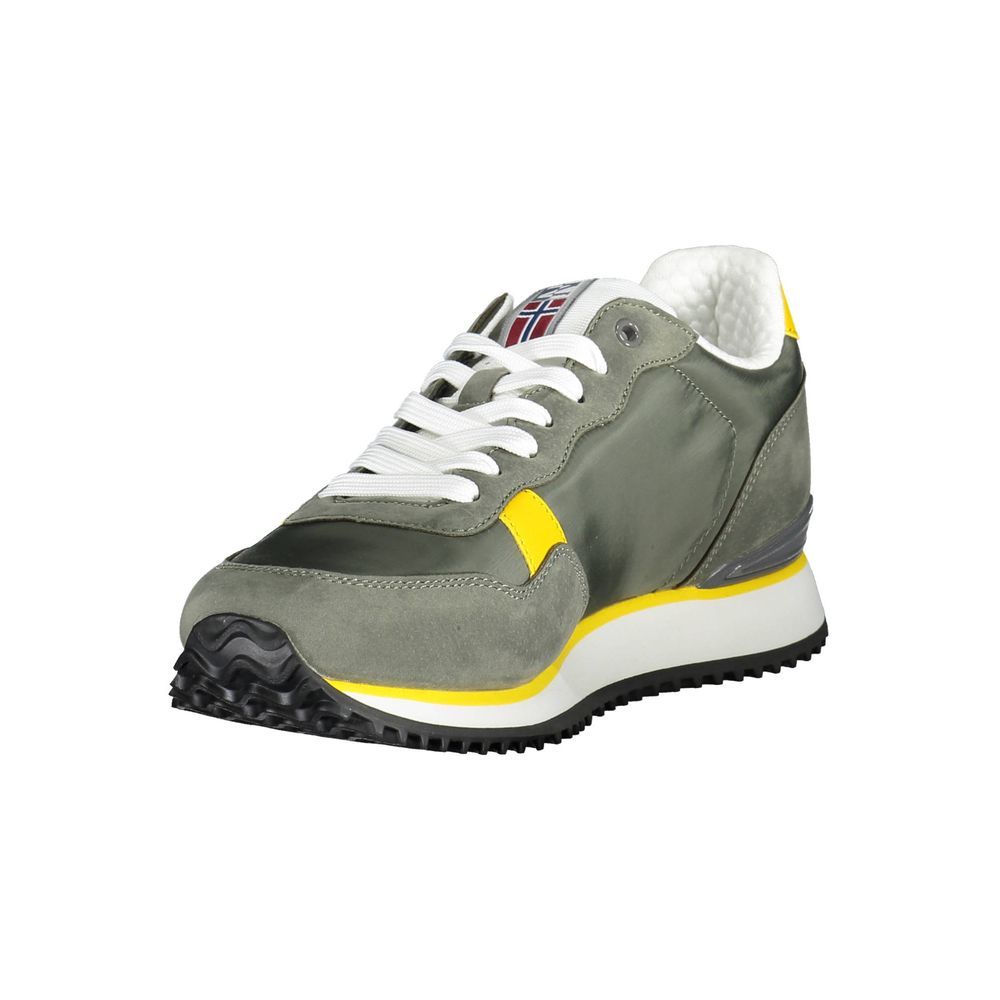 Groene Polyester Heren Sneaker