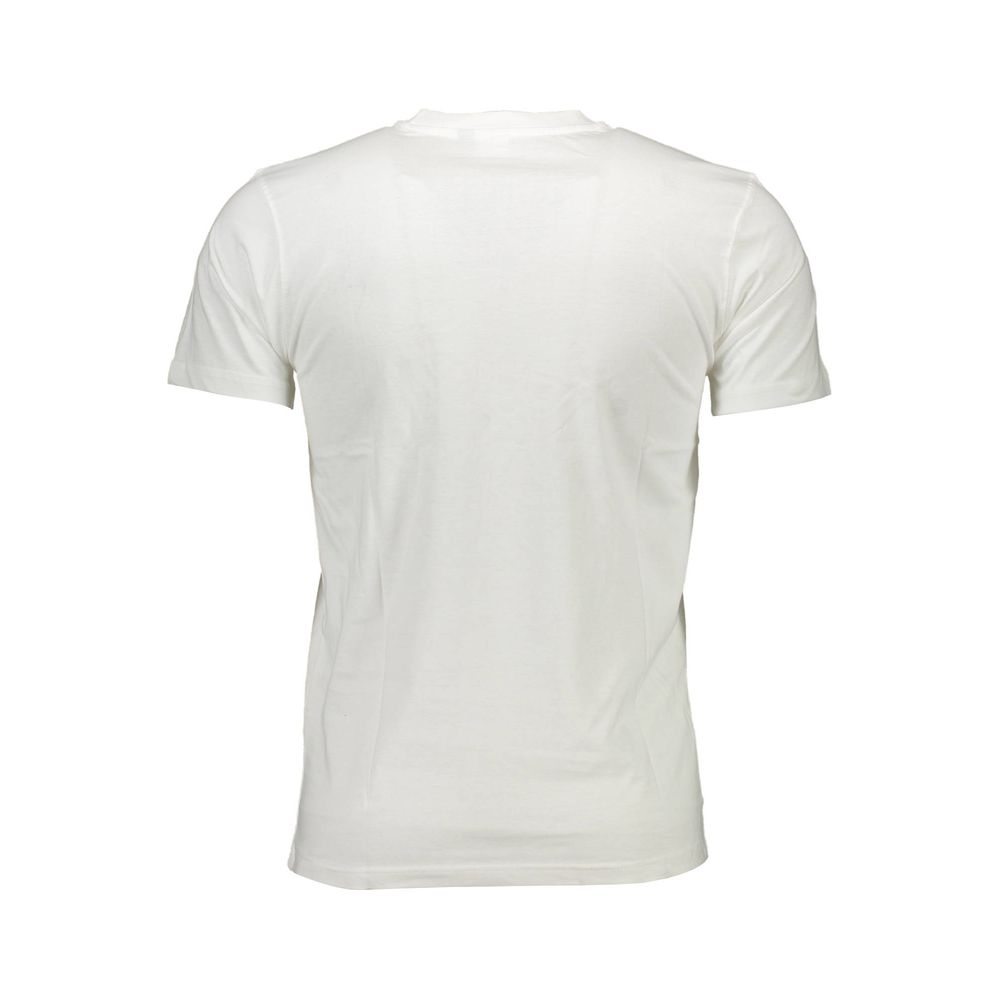 Wit katoenen T-shirt