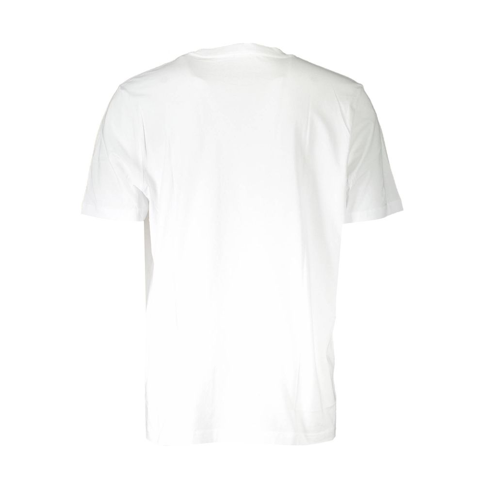 Wit katoenen heren T-shirt