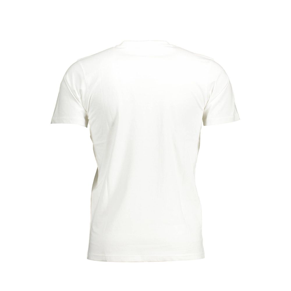 Wit katoenen T-shirt