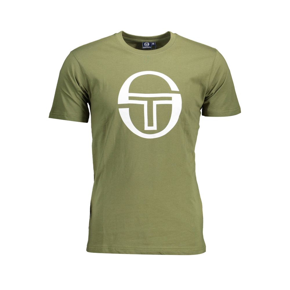 Groen katoenen T-shirt