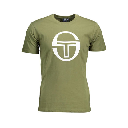 Groen katoenen T-shirt