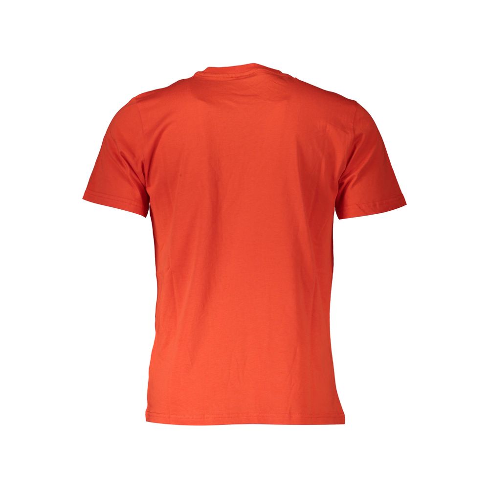 Rood katoenen heren T-shirt