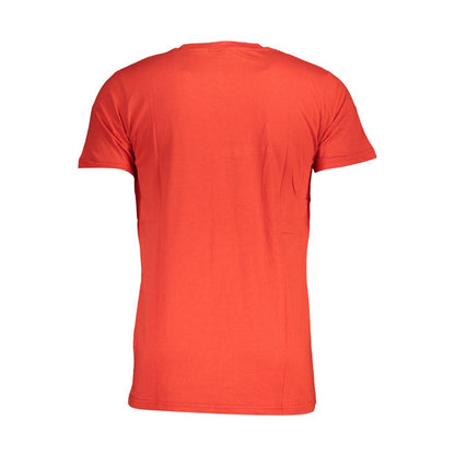 Rood katoenen T-shirt