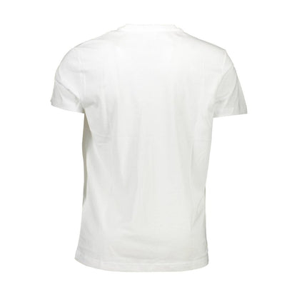 Wit katoenen heren T-shirt