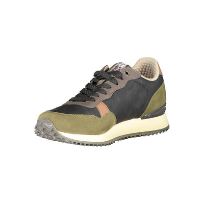 Groene Polyester Heren Sneaker