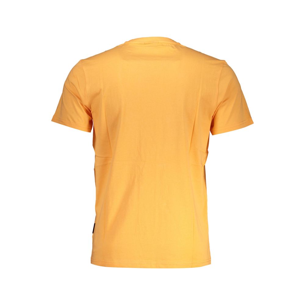 Oranje katoenen heren T-shirt