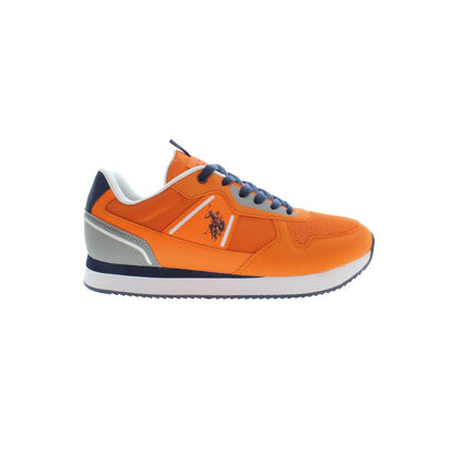 Oranje Polyester Heren Sneaker