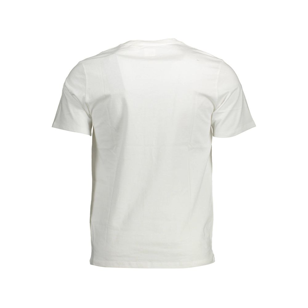 Wit katoenen heren T-shirt