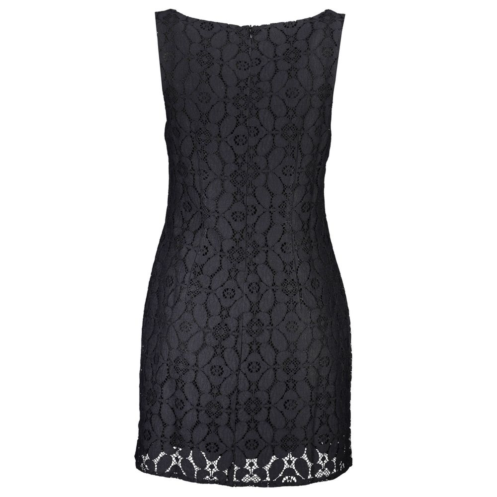 Black Polyester Women Dress