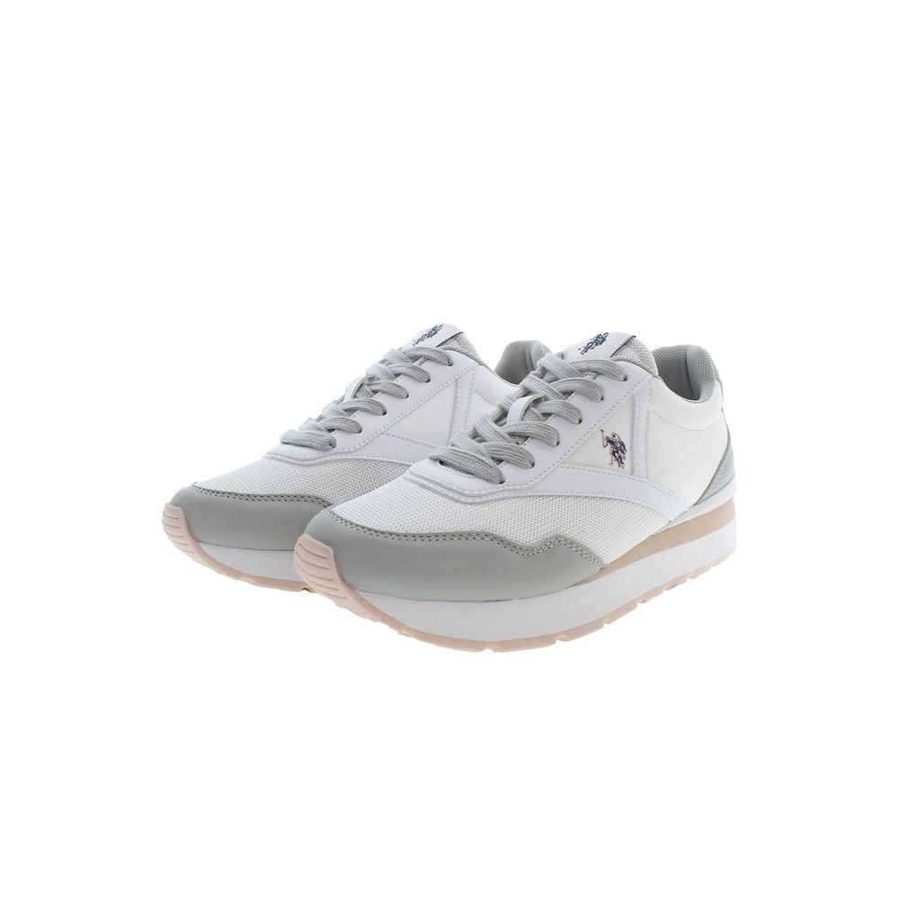 Witte Polyester Dames Sneaker