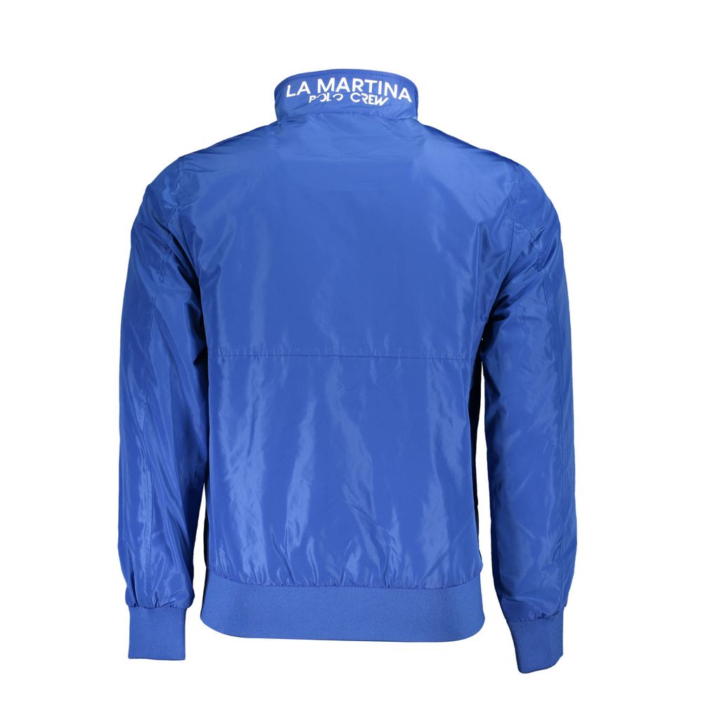 Blauwe Polyester Herenjas