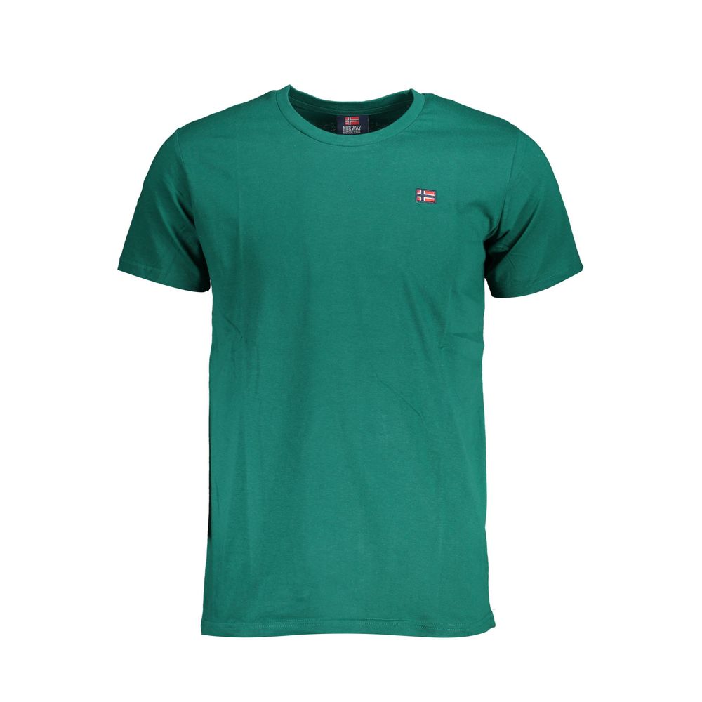 Groen katoenen T-shirt