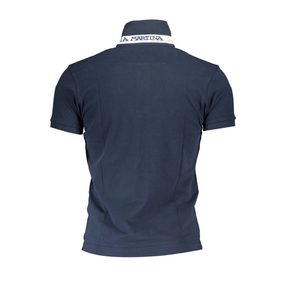 Sleek Slim Fit Polo with Contrast Details