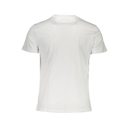 White Cotton Men T-Shirt