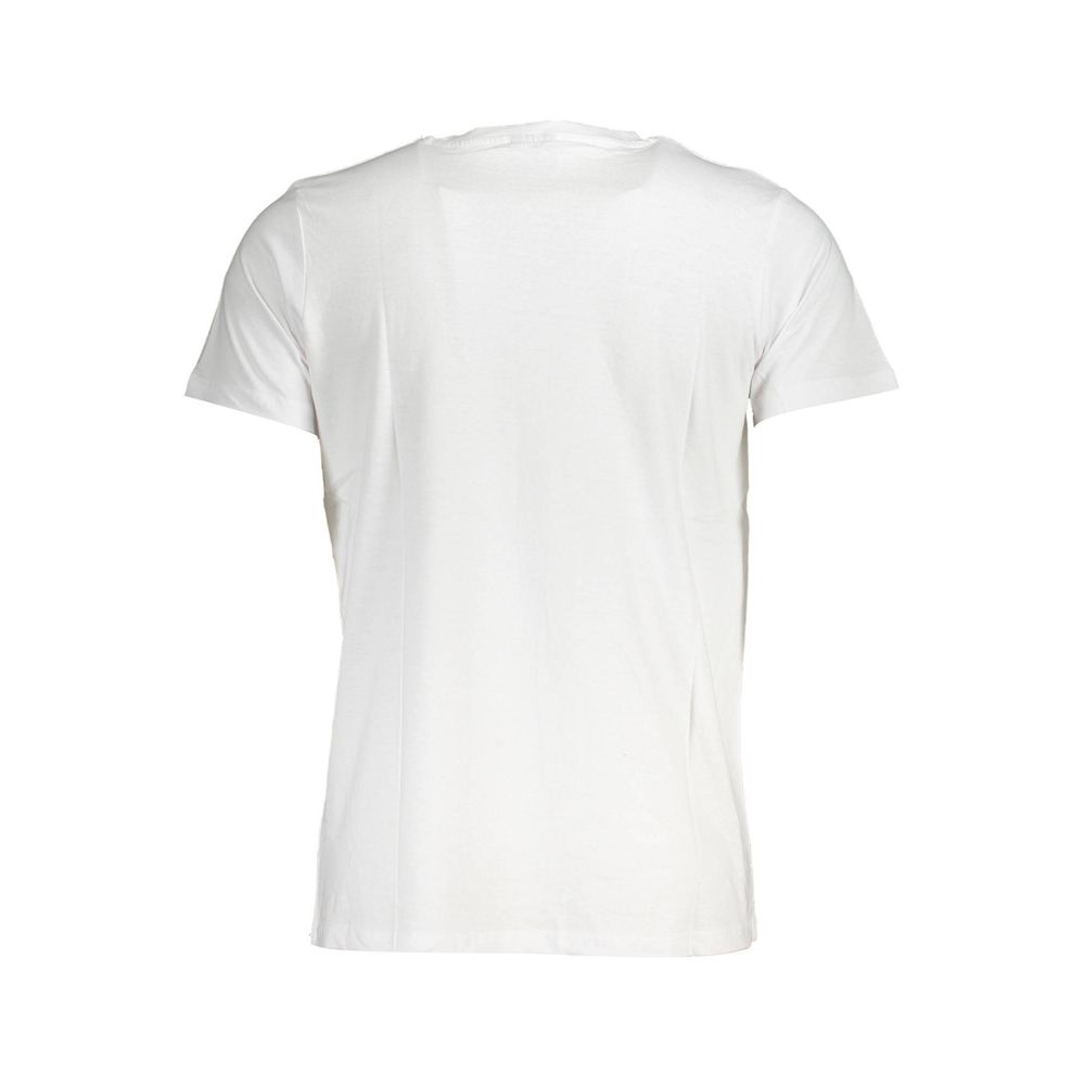 Wit katoenen T-shirt